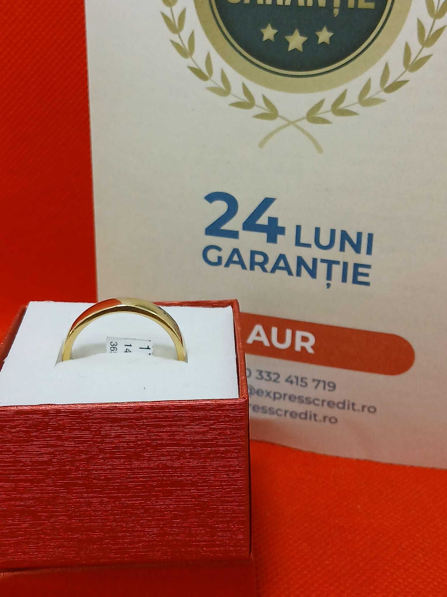 (AG46) Verigheta aur 14K B.3375 Garantie 2 ani