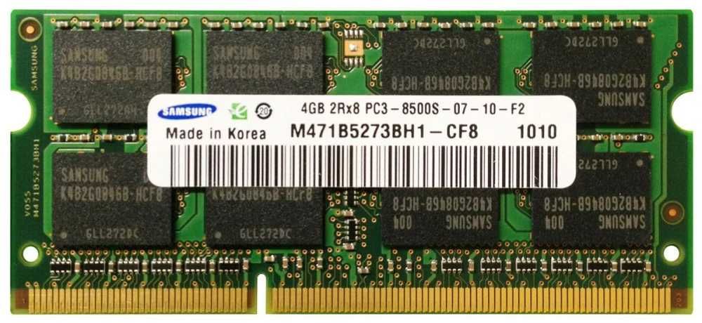 Memorii Laptop Samsung 4GB DDR3 8500S 1066Mhz CL7