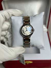 Cartier Ballon Bleu 28 MM Rose Silver W69010Z4