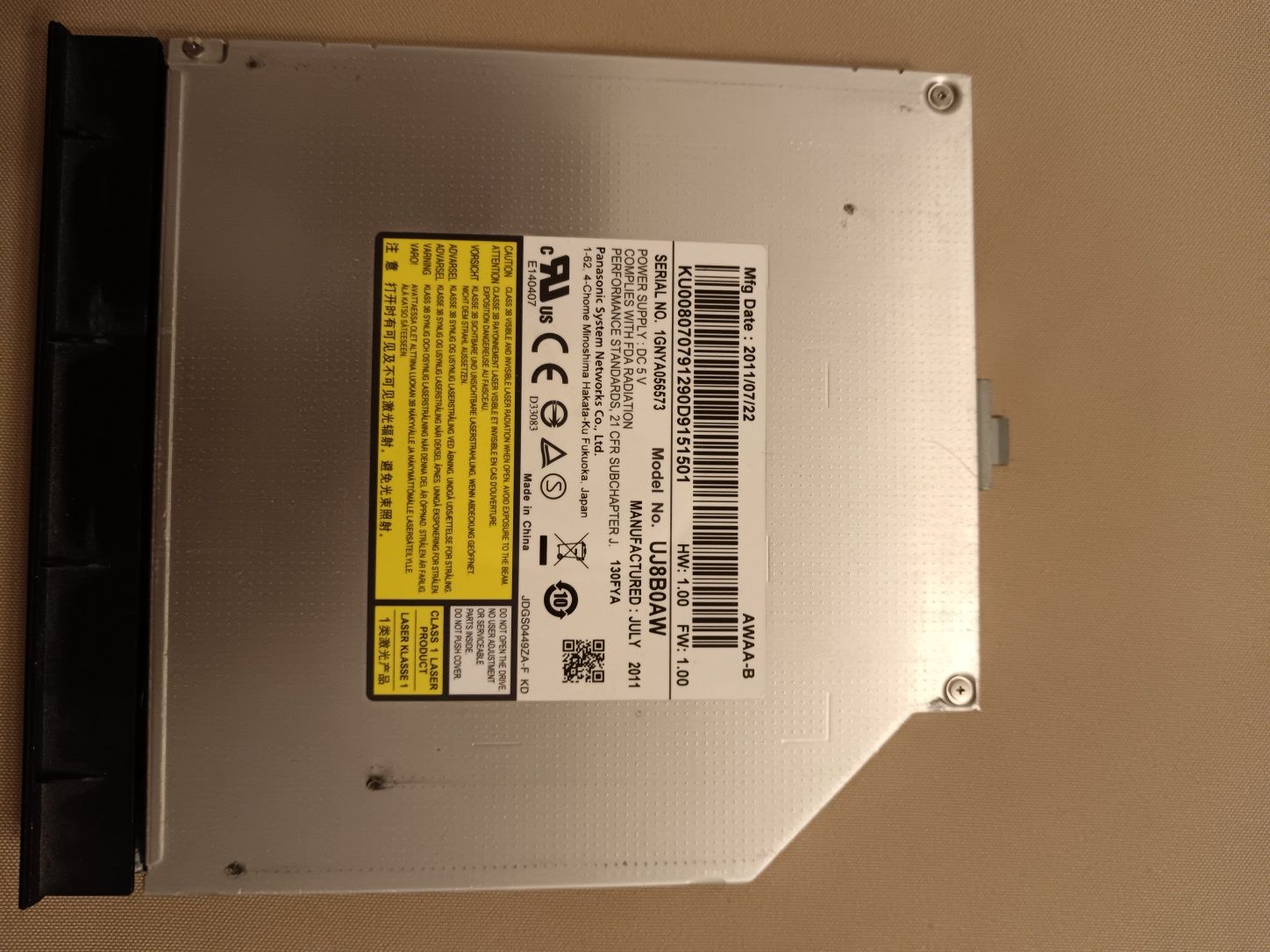 Unitate optica Acer aspire 5755g dvd rw laptop