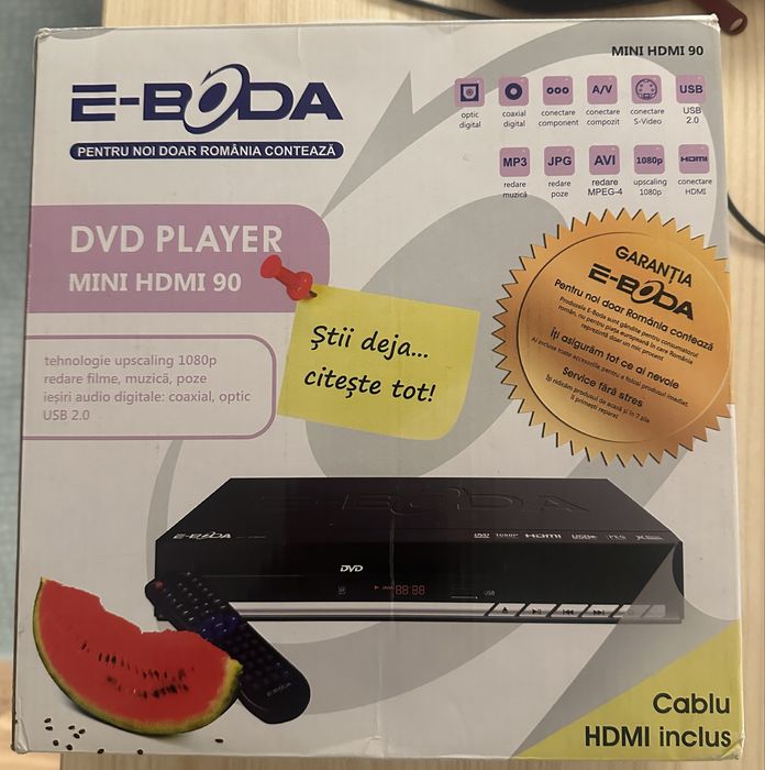 DVD PLAYER e boda nou