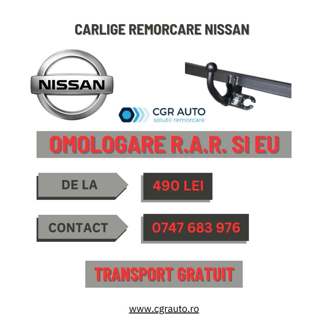 Carlige remorcare Nissan siguranta si calitate premium