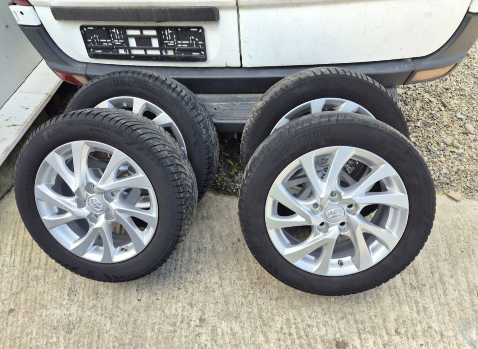 Jante Aliaj+Cauciucuri 205/55/R16 Toyota Auris 2012-2018.