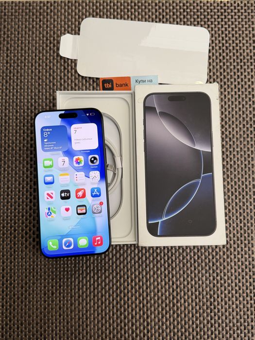 НОВ! 512Gb*ЛИЗИНГ* iPhone 16 Pro Max Black Titanium / Гаранция