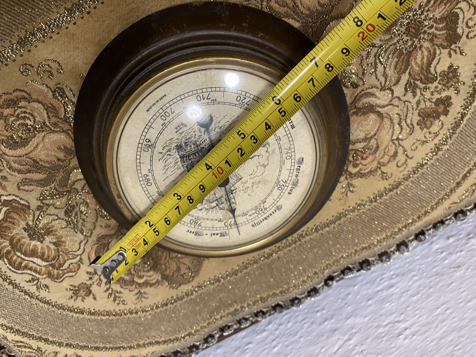 Винтидж барометър Armand Pien Белгия морски стил 1960-те