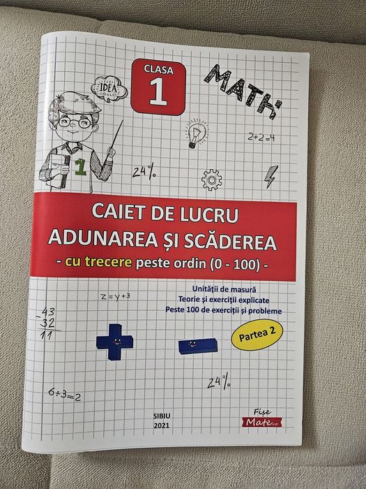 Caiete de lucru matematică – Clasa I