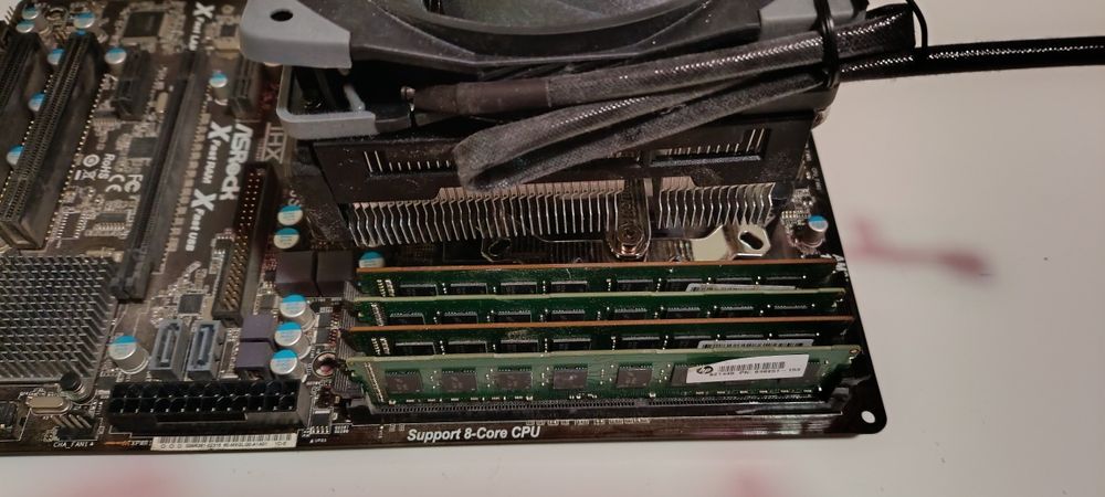 Placa de baza, cpu, ram
