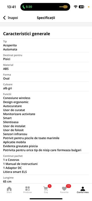 Litiera automata ,Vas apa , Hrănitor Wi-Fi