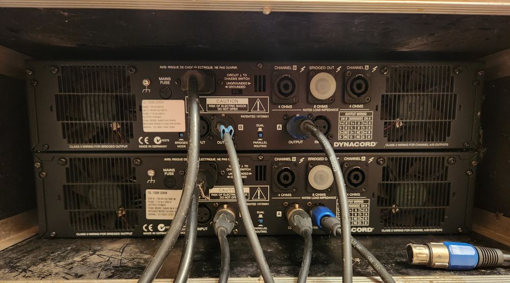 Amplificator amplif Dynacord CL 1200 CL 800