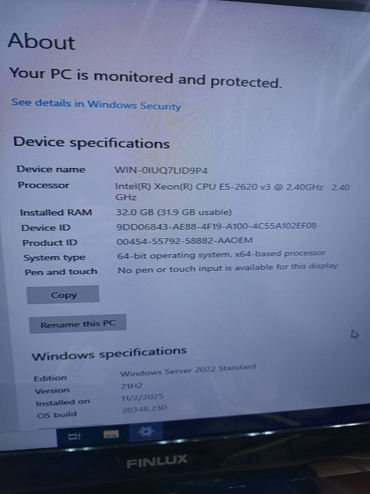 Сървър HPE DL380 Gen9