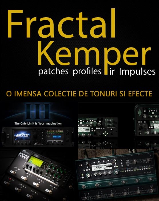 Fractal Ax8 Axe Fx III Kemper profiler, efect procesor chitara
