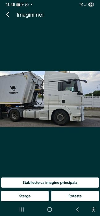 Cap tractor MAN TGX 440