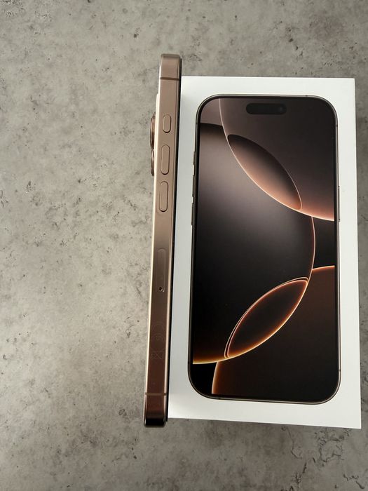 Iphone 16 pro 128, desert titanium, 96% baterie
