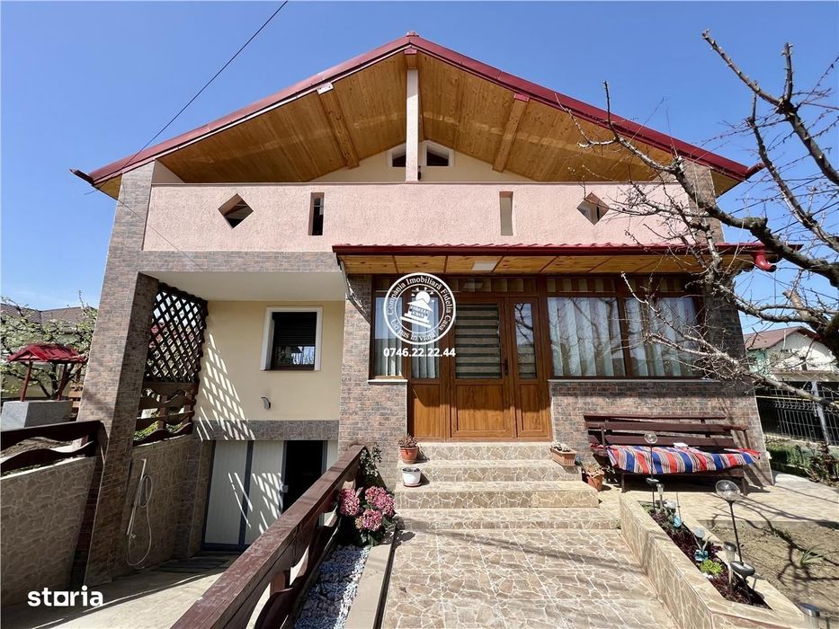Vila mobilata si utilata, 450mp teren, la asfalt in Valea Adanca