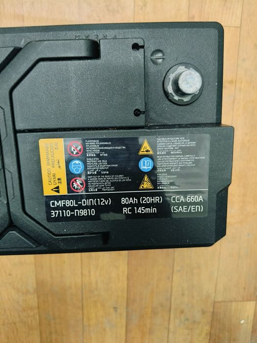 Аккумулятор на KIA / Hyundai CMF80L-DIN 80Ah(20HR) 660CCA(SAE
