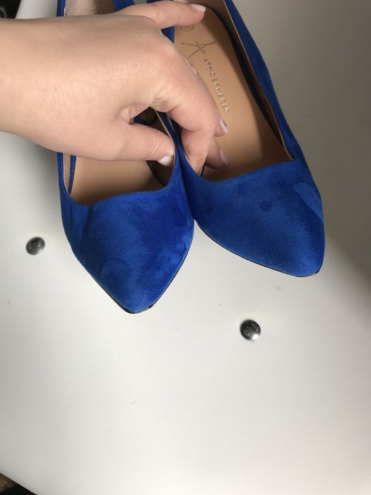 Pantofi stiletto albastri