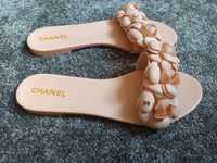 Chanel Camellia pvc сандали 37,40
