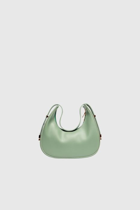 НОВО! ЛИКВИДАЦИЯ! Дамска чанта Хобо с несесер в зелено