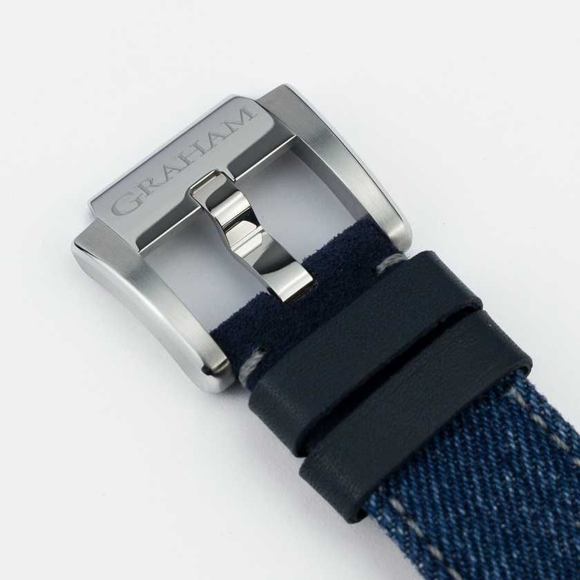 Graham Blue Chronofighter Steel Target 47mm 2CCAC.U04A.T33S