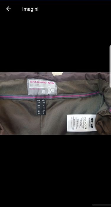 Pantaloni ski salomon