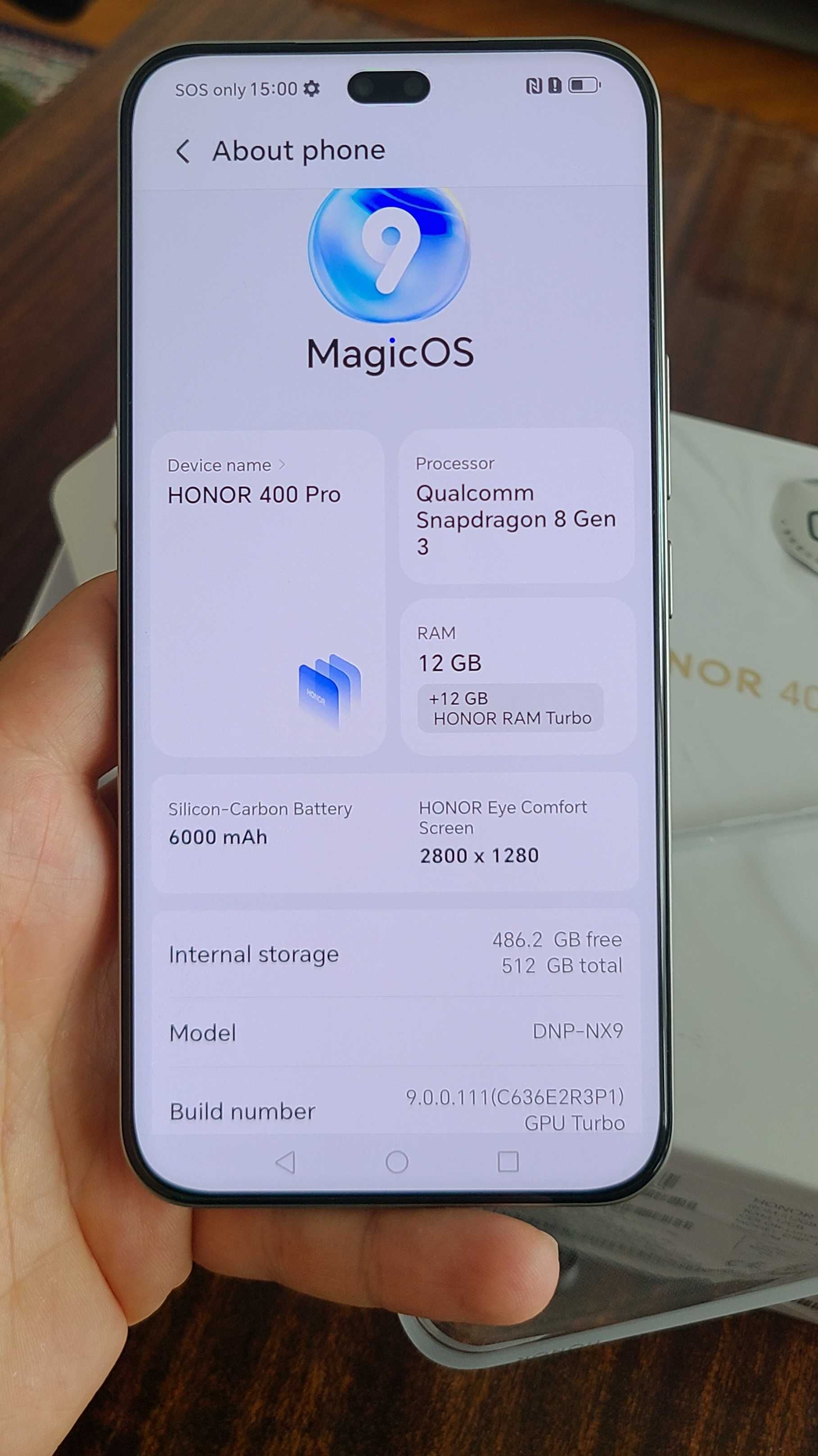 Honor 400 Pro 5G Dual sim глобален с българско меню и Android auto