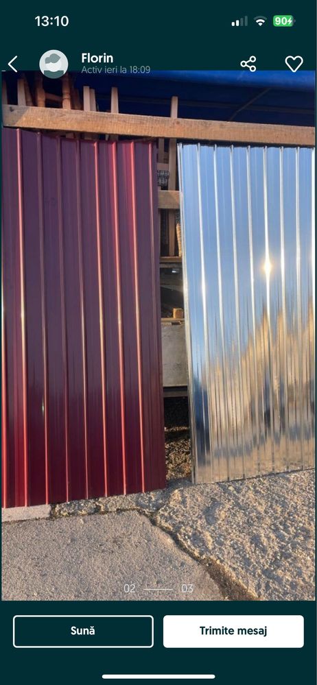 Tabla color 2m x90