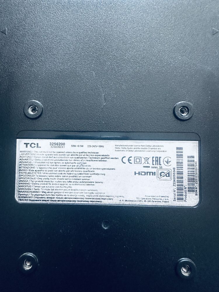 Смарт телевизор TCL 32инча HD LED TV ANDROID