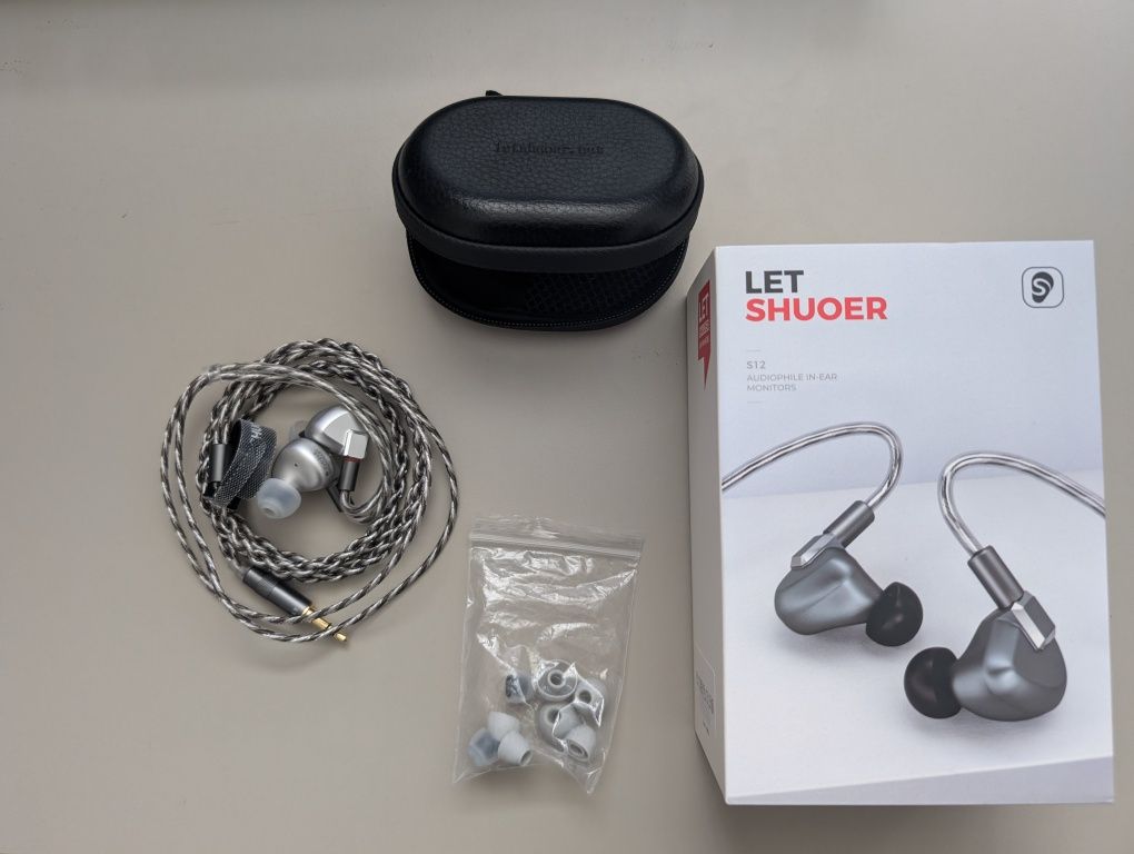 Căști Planare In Ear Monitors (IEM) Letshuoer S12 - Aproape noi