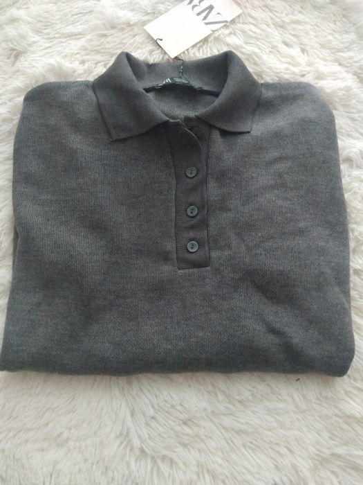 Пуловер Soft с яка Zara