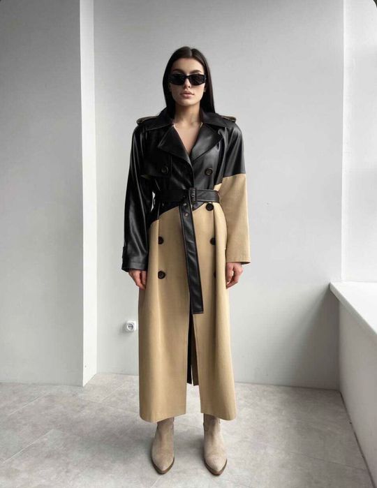 Екслюзивен дамски тренчкот S-M