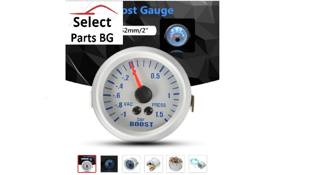 Boost meter boostmeter буст метър буустметър 0-1.5 бара 52мм механичен