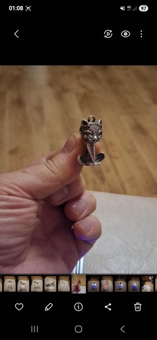 Vulpe miniatura  arg masiv