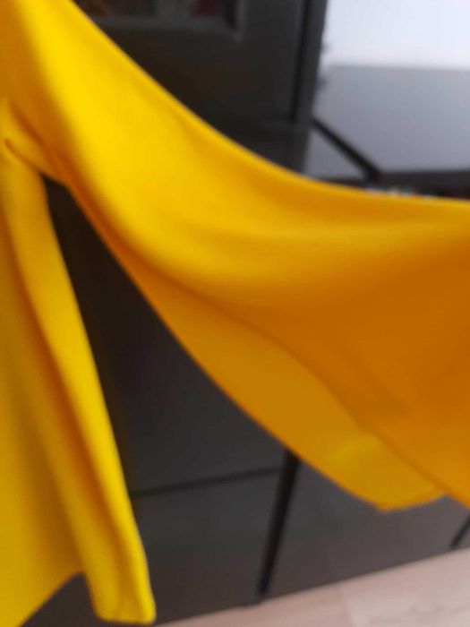 Дамска жълта рокля, туника Zara, размер М