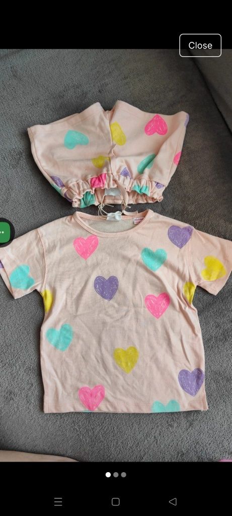 Set tricou+pantaloni bebeluș