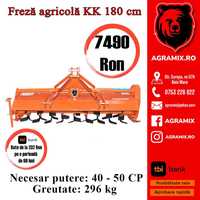Freza agricola noua latime lucru 1.80 m model KK Agramix