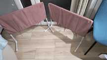 2xBarete laterale protectie pat+huse