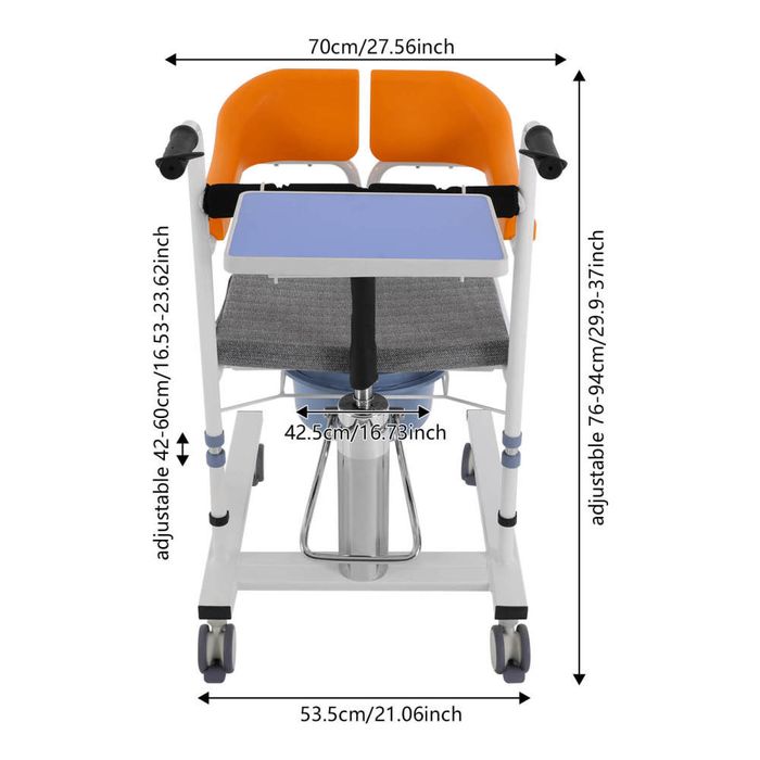 Scaun cu rotile hidraulic