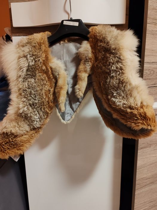 Vesta din blană de iepure mar: S-M.