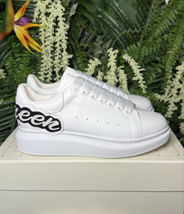 McQueen Oversized White Logo Patch