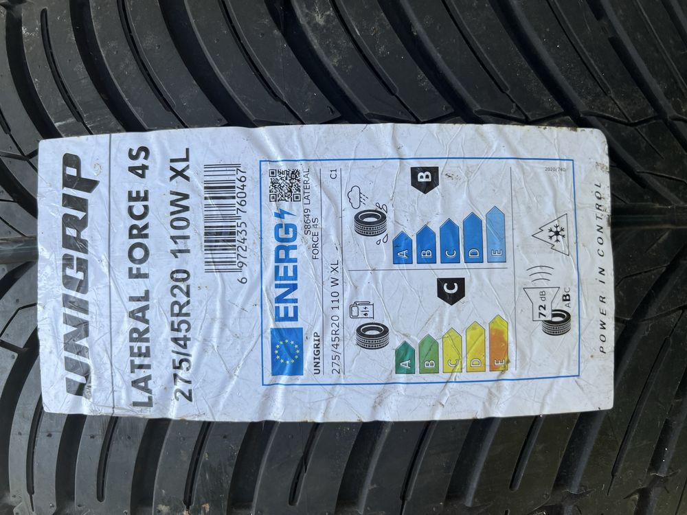 Anvelopa Unigrip lateral force 4s 275/45R20