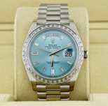 rolex day-date 36mm blue dial