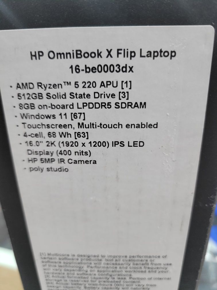 HP OmniBook X Flip 16-be0003dx
