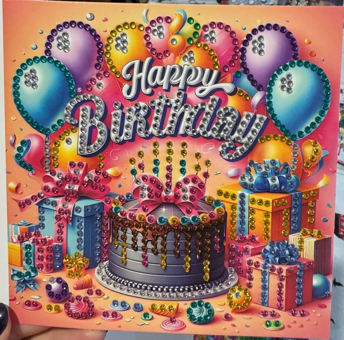 Картички за Коледа,рождени дни и други с диамантени мъниста