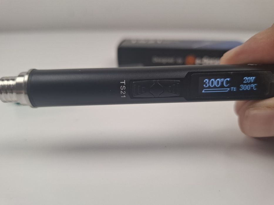 Pistol de lipit (letcon) TS21 + 3 Vârfuri de precizie