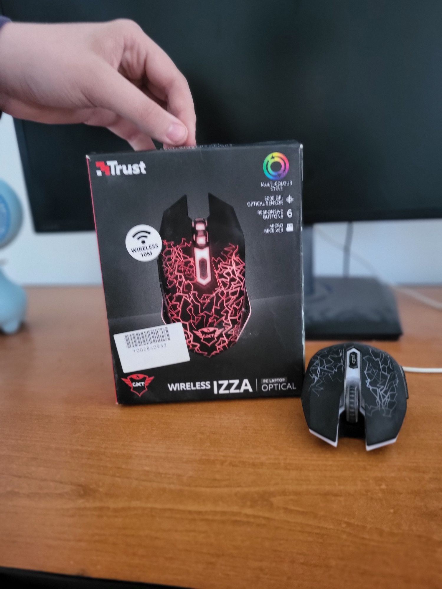 Mouse Trust wireless RGB (Gxt)