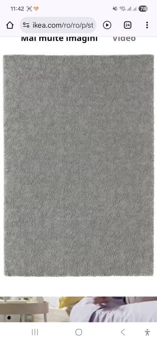 Covor ikea -gri.
