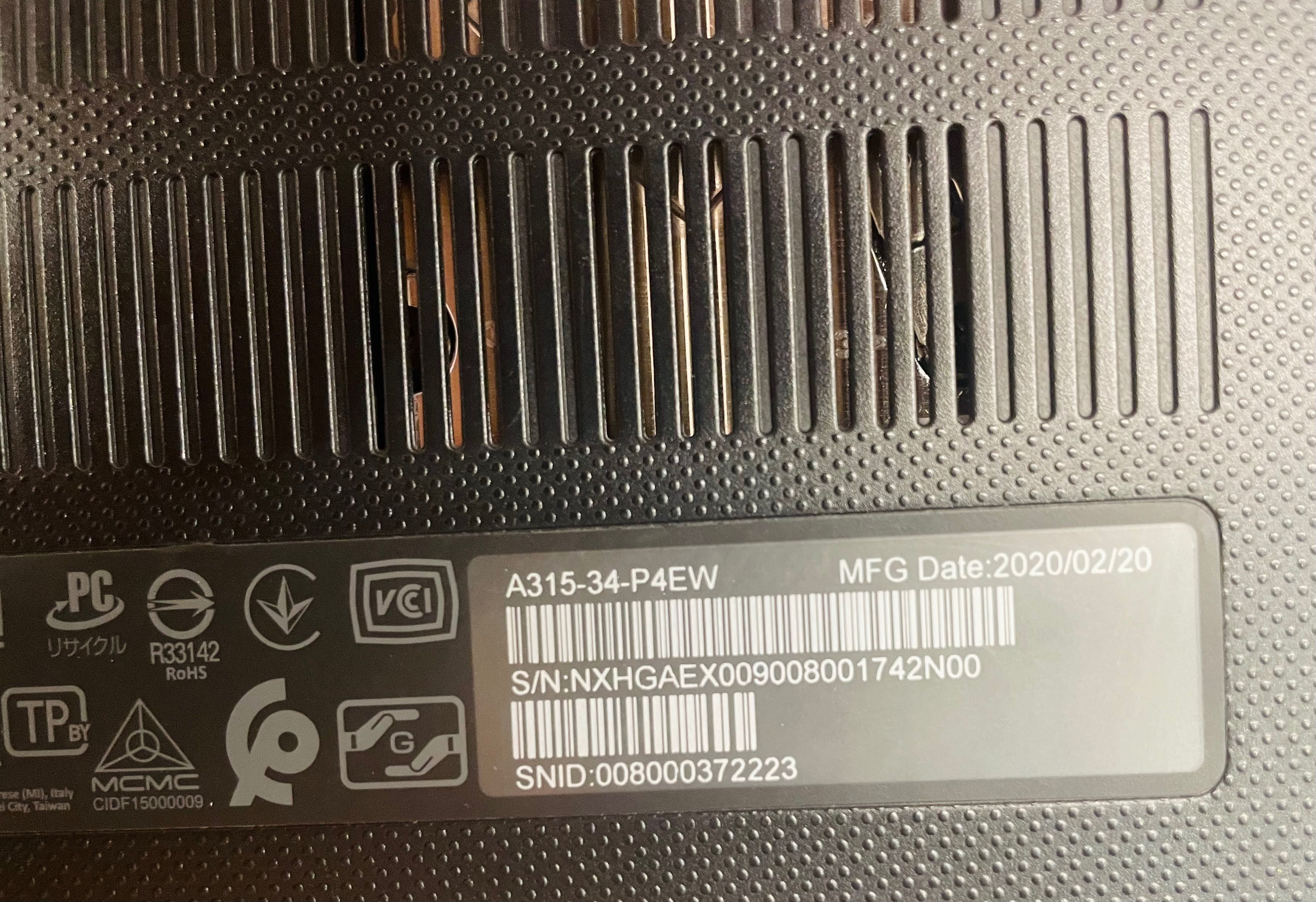 ACER aspire 3 + подарък чанта и мишка!