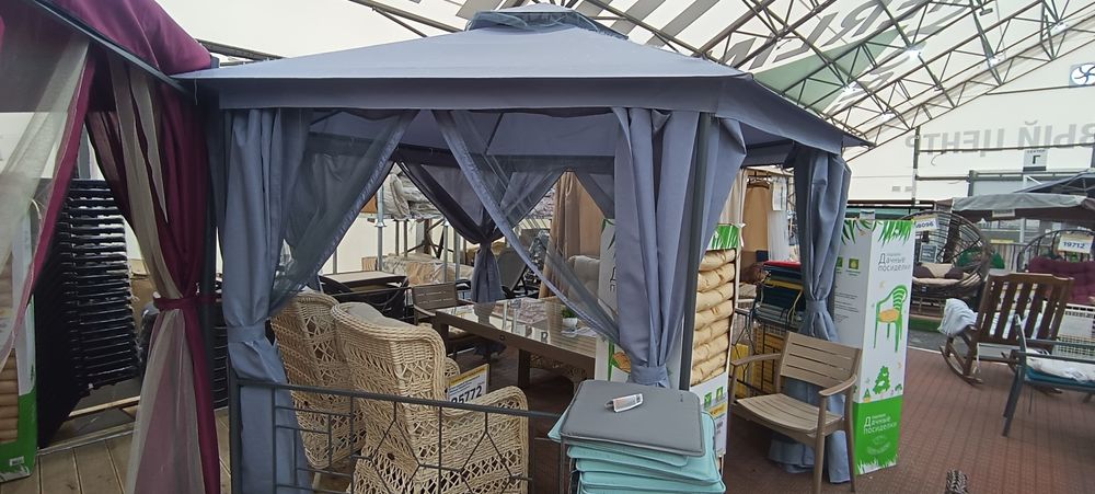 Продам беседку павильон сад антрацит Нью