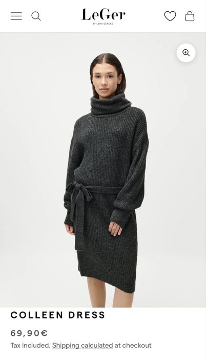 Вълнена рокля Leger by lena gercke