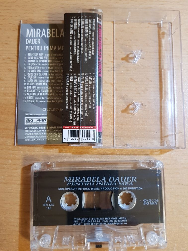 Casete audio cu Mirabela Dauer